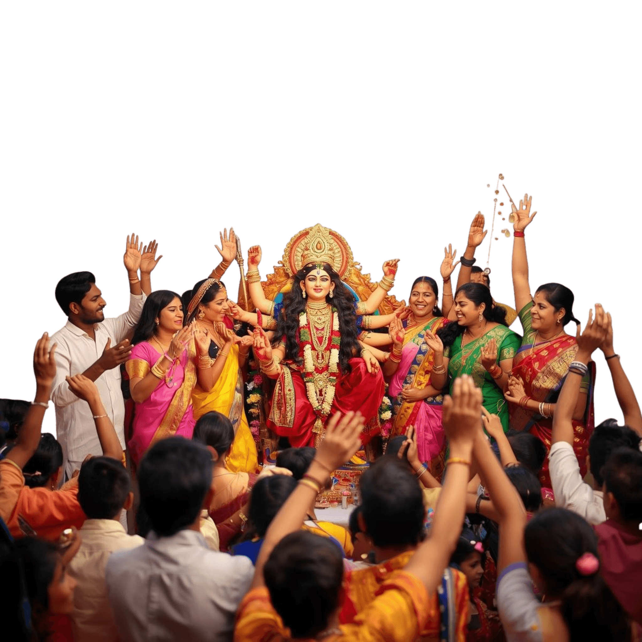 Durga Puja festive banner